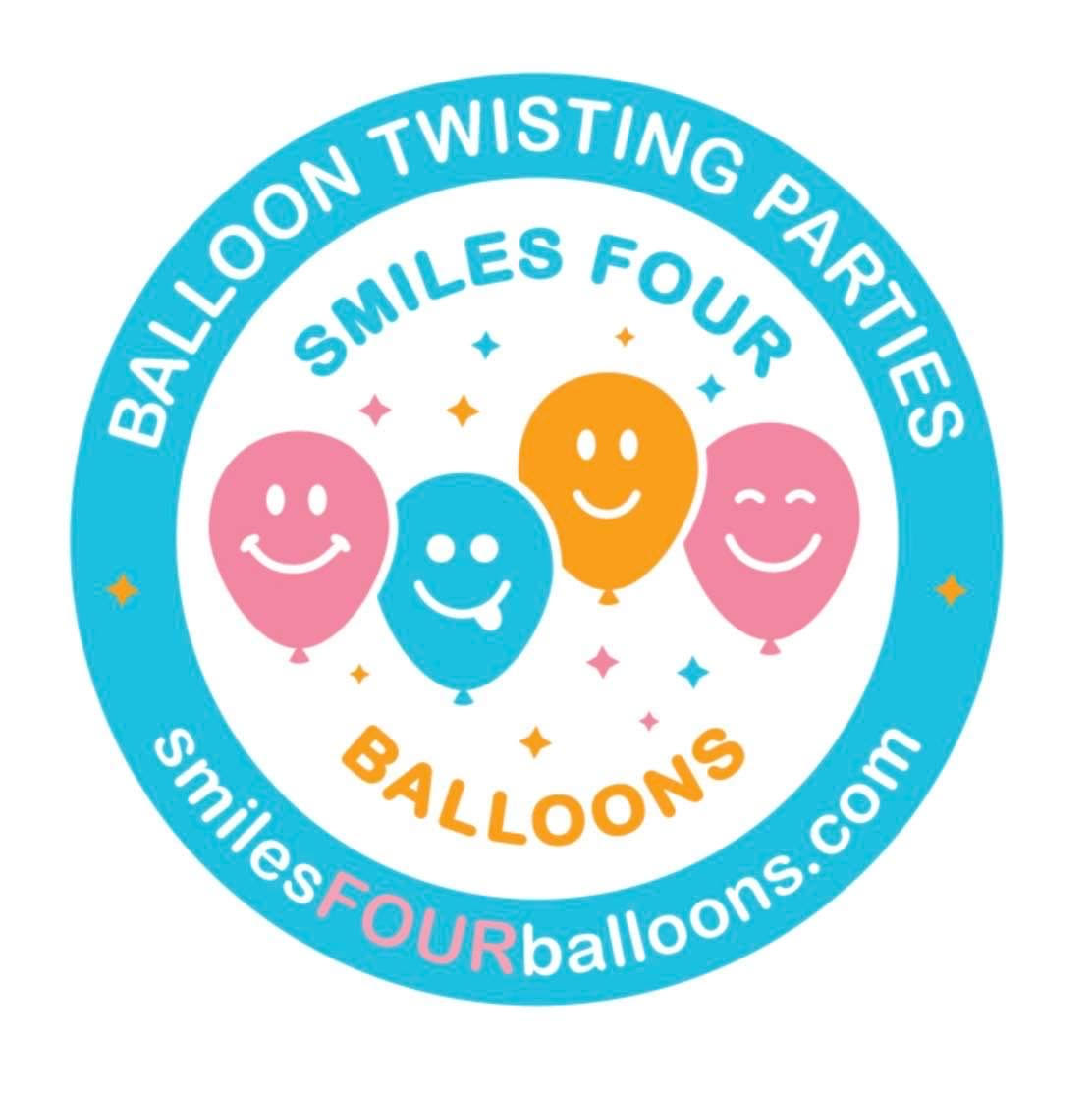 Smiles Four Balloons